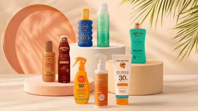 Kosmetyki do opalania 1+1 GRATIS!​